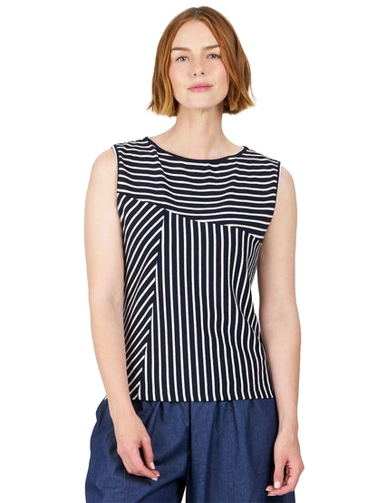 Etosha Top - Navy Stripe