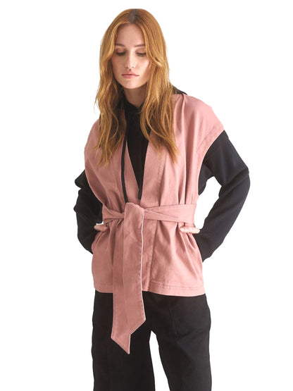 Georgie Gilet - Dusty Pink
