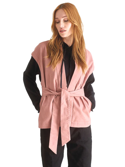 Georgie Gilet - Dusty Pink