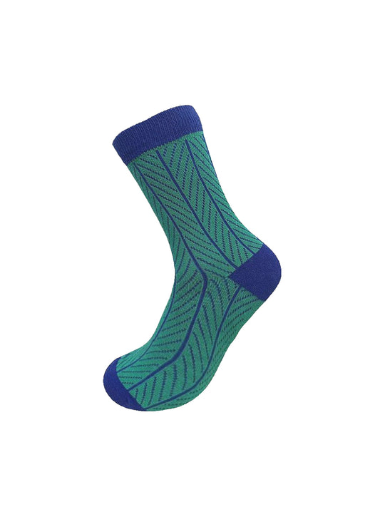 Herringbone Socks - Green