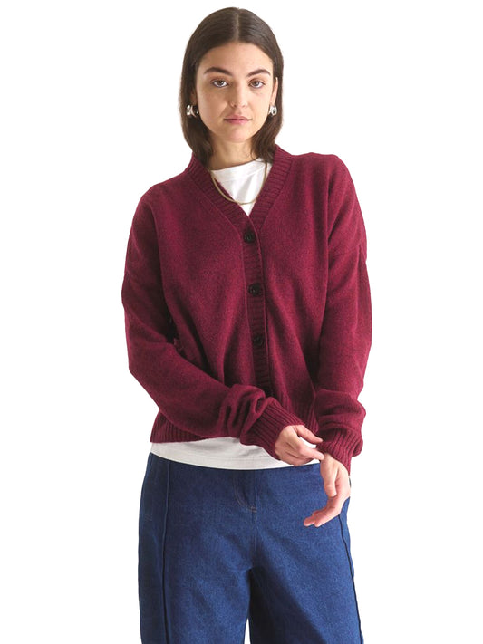 Isla Cardigan - Wine Red