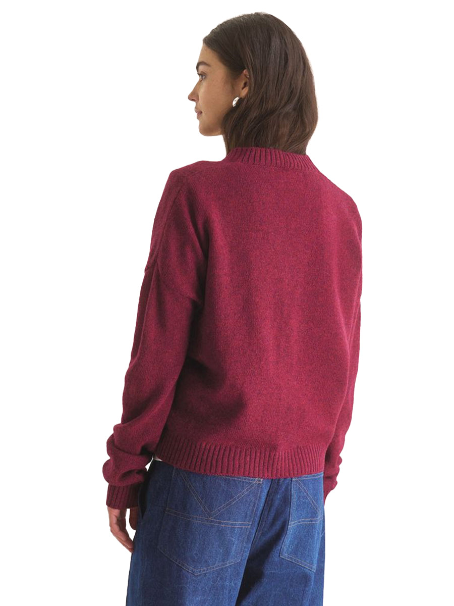 Isla Cardigan - Wine Red