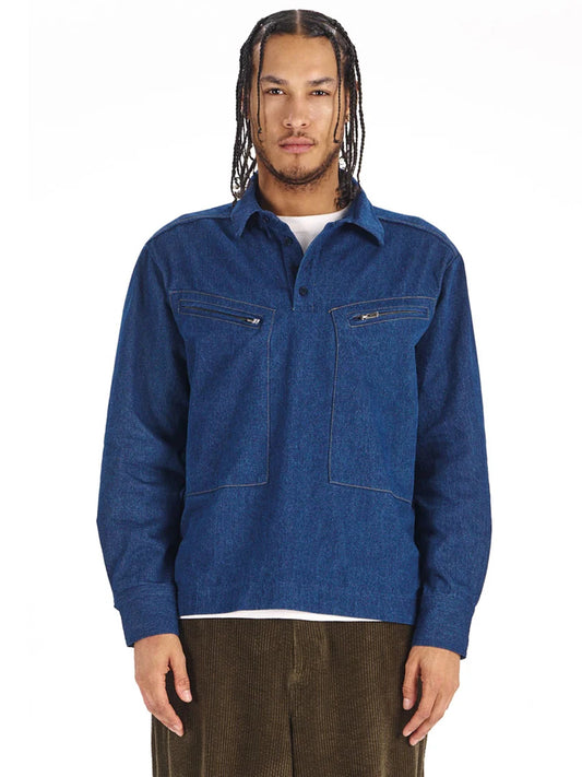 Jordan Pop-Over Shirt - Denim