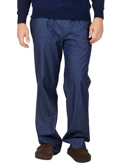 Joshua Chambray Trouser - Mid-Wash Indigo