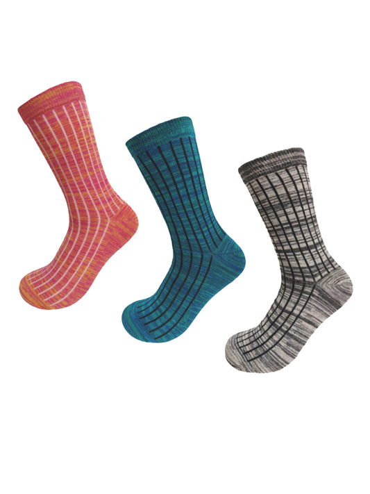 Marled Sock Box - Cappucino, Earthsea, & Fire