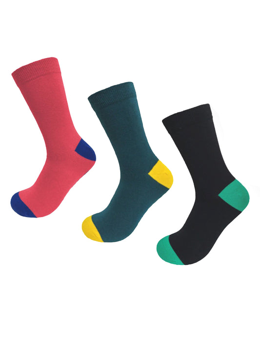 Punchy Sock Box - Black, Teal, & Red
