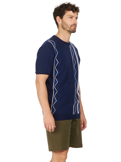 Raffi Tee - Navy