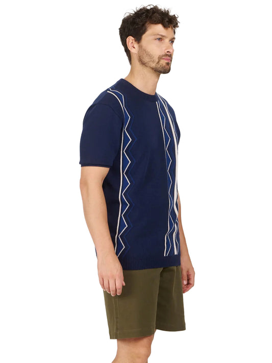 Raffi Tee - Navy