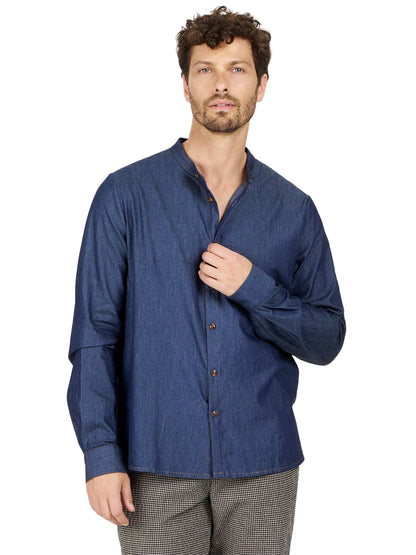 Robbie Chambray Shirt - Mid-Wash Indigo