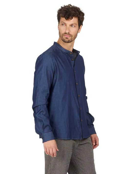 Robbie Chambray Shirt - Mid-Wash Indigo