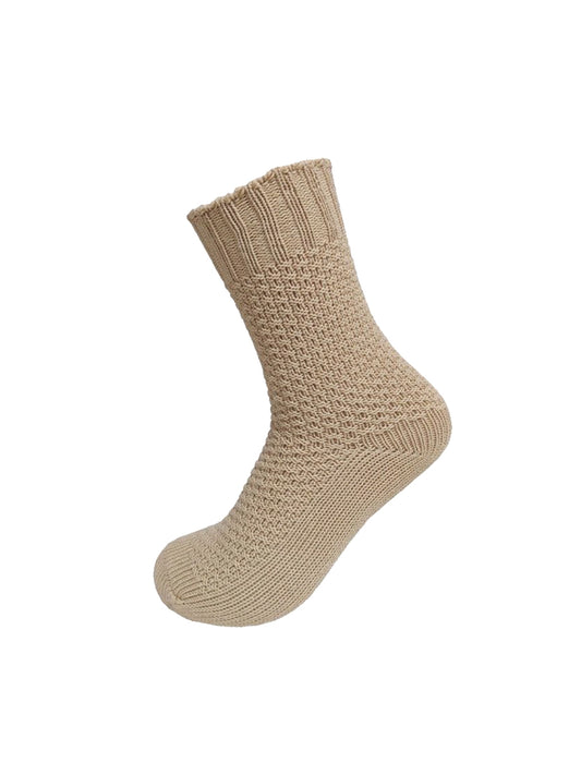 Waffle Socks - Cappucino
