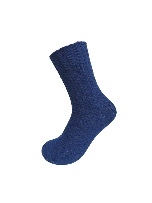 Waffle Socks - Navy