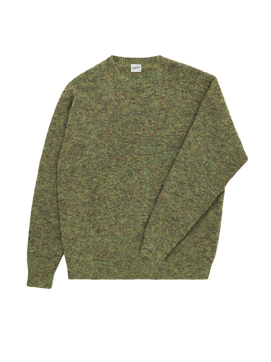 Brushed Knit Crew - Green