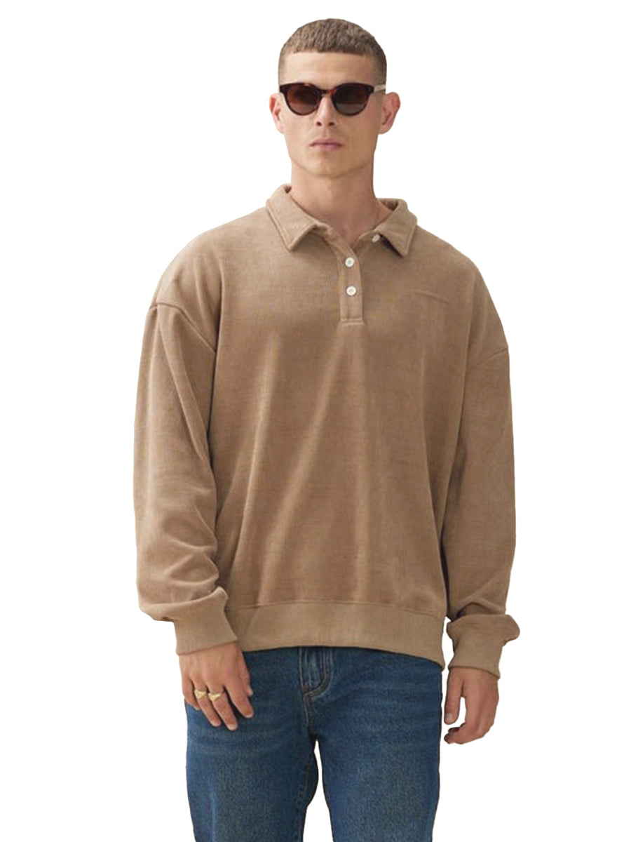 Chenille Polo - Beige