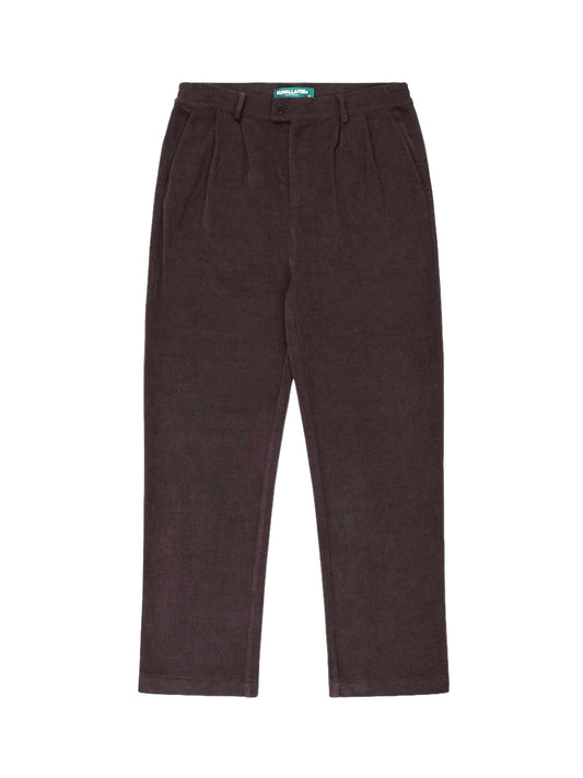 Chenille Trousers - Brown