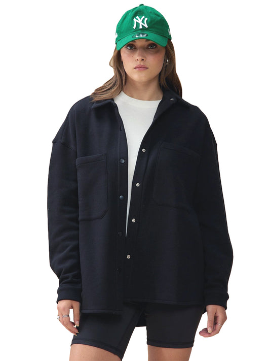 Cloud Shirt Jacket - Black