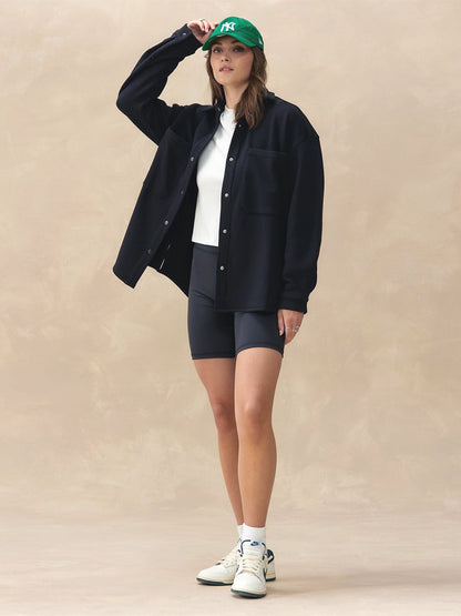 Cloud Shirt Jacket - Black