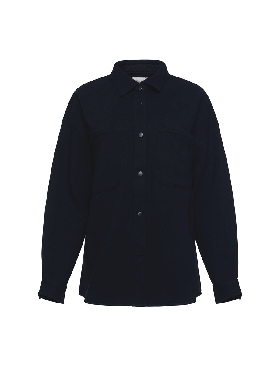 Cloud Shirt Jacket - Black