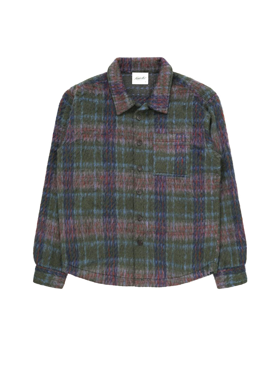 Faux Mohair Shirt - Green