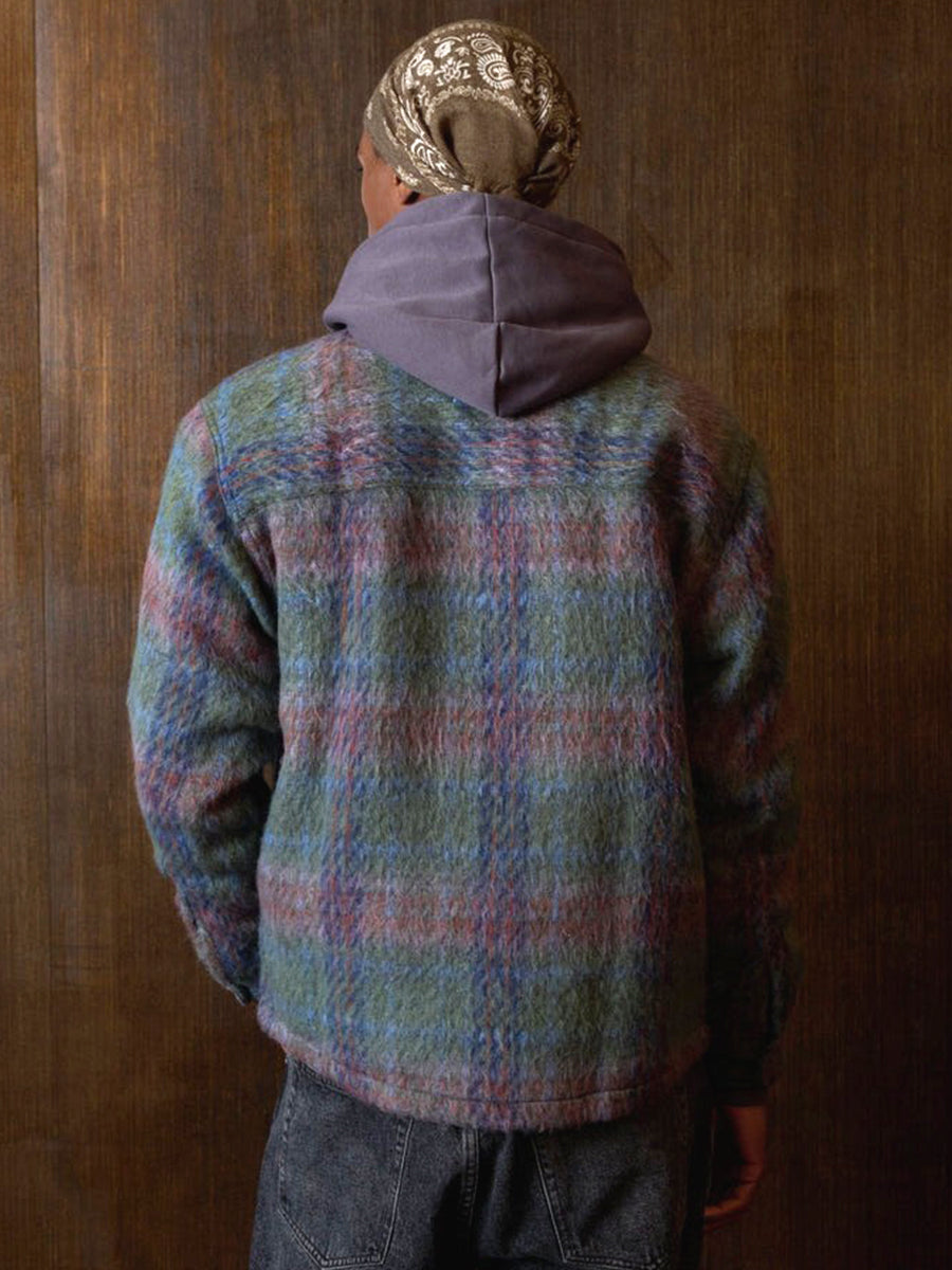 Faux Mohair Shirt - Green