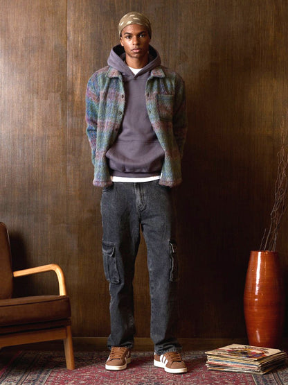 Faux Mohair Shirt - Green