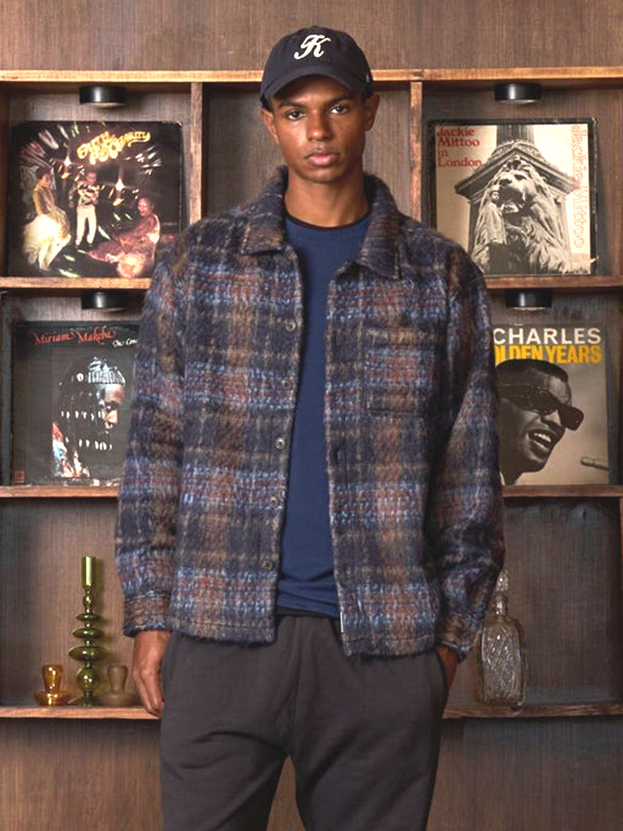 Faux Mohair Shirt - Navy