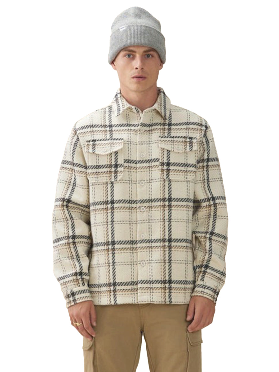 Heavyweight Plaid Shirt - Cream