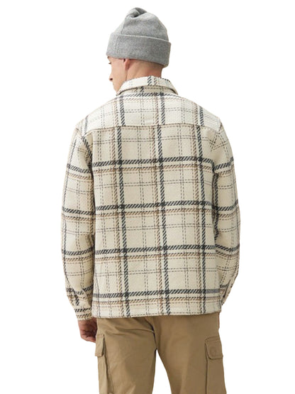 Heavyweight Plaid Shirt - Cream