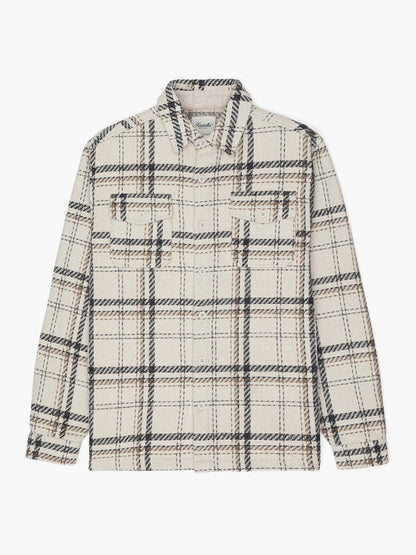 Heavyweight Plaid Shirt - Cream