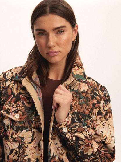 Jacquard Jacket - Floral