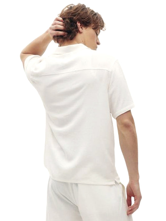 Linen Shirt - Flat White