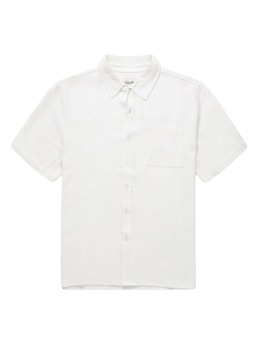 Linen Shirt - Flat White