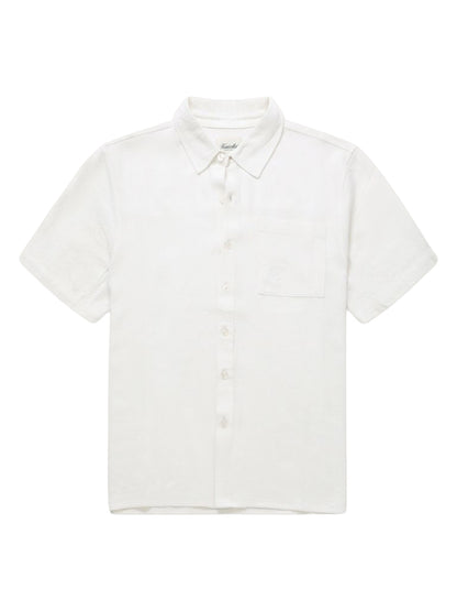 Linen Shirt - Flat White