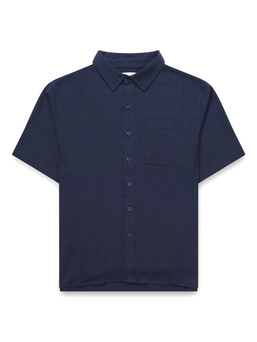 Linen Shirt - Navy
