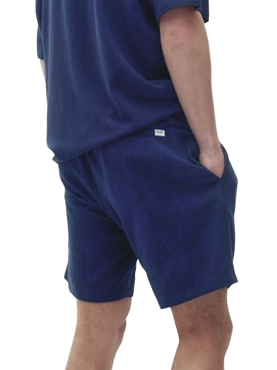 Linen Shorts - Navy