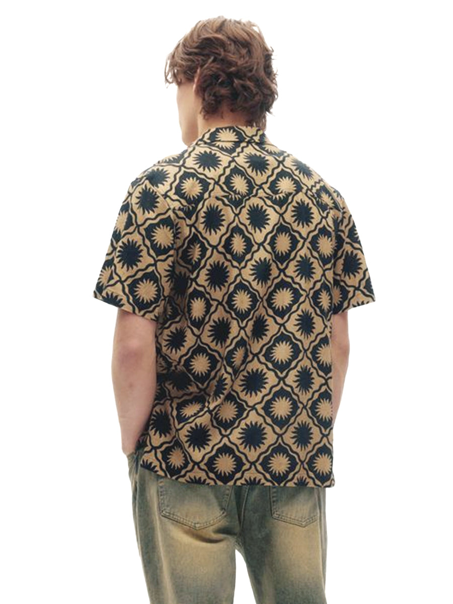 Linen Yacht Shirt - Sunny Tile