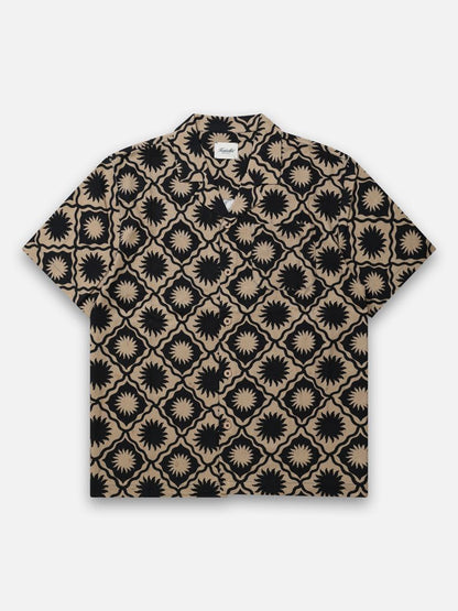 Linen Yacht Shirt - Sunny Tile