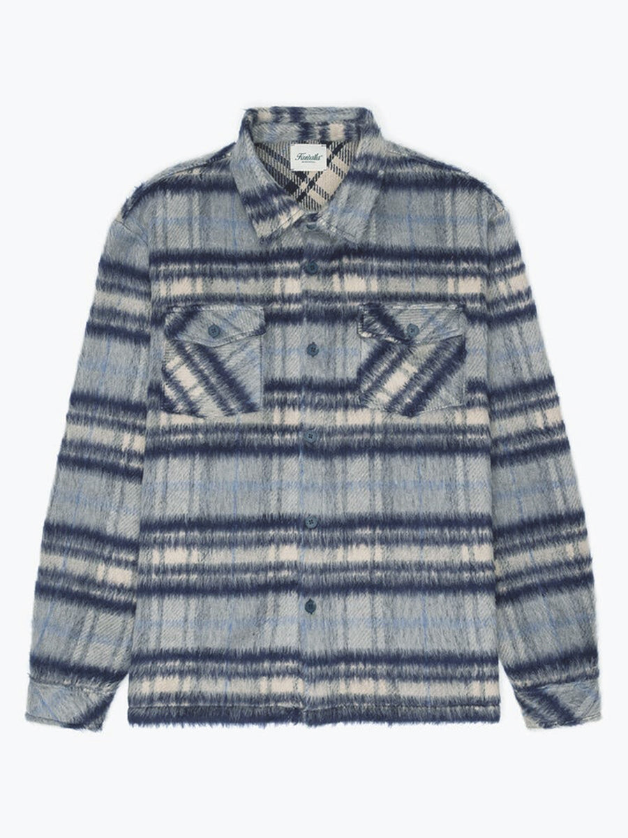 Mohair Overshirt - Navy