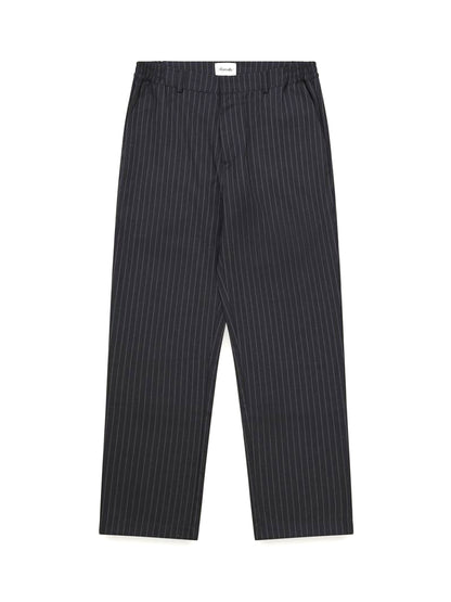 Pinstripe Ponte Trousers - Grey