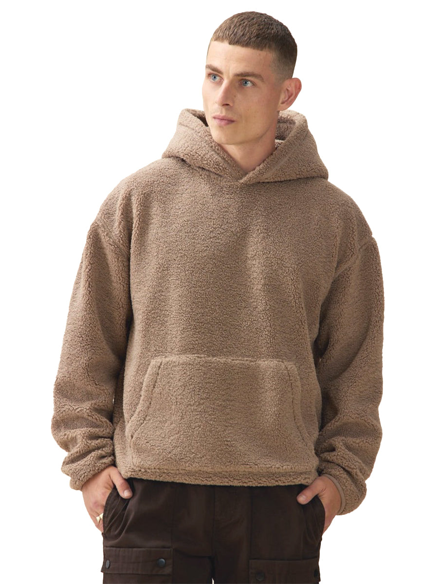 Plush Hoodie - Taupe