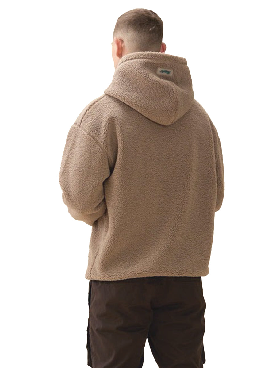 Plush Hoodie - Taupe