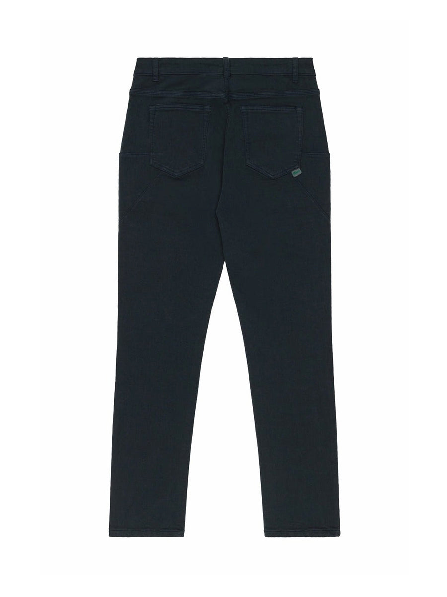 Super Stretch Knit Slim Leg Jeans - Black