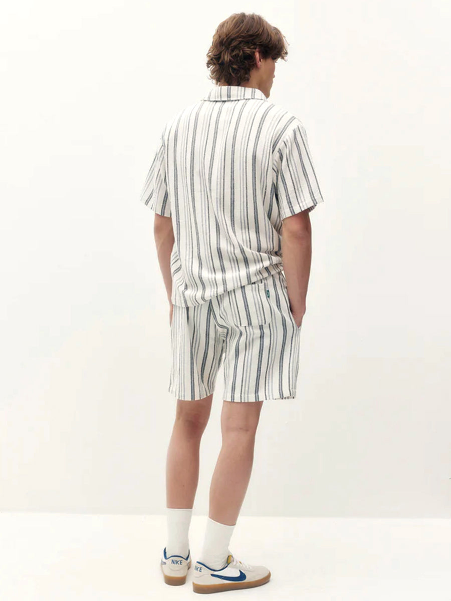 Textured Stripe Shirt - Grey