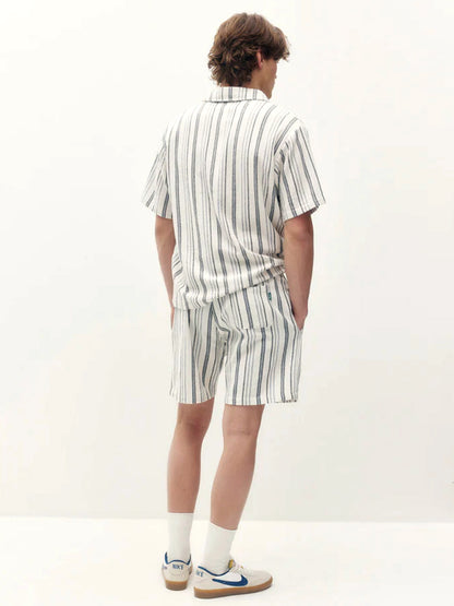 Textured Stripe Shirt - Grey