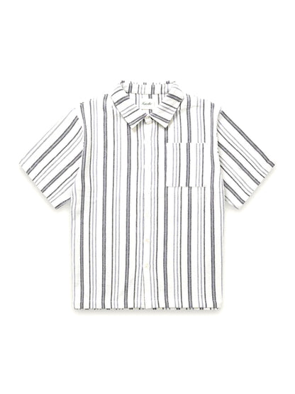Textured Stripe Shirt - Grey