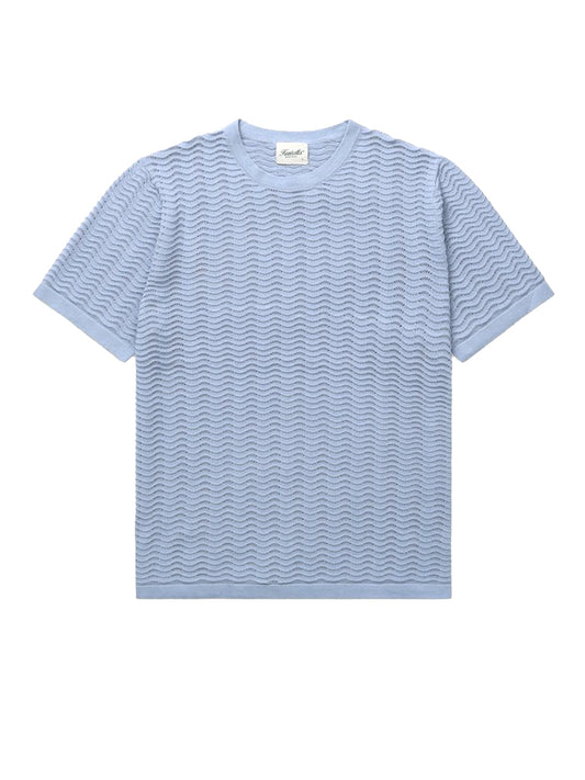 Wave Knit Tee - Rain-Washed