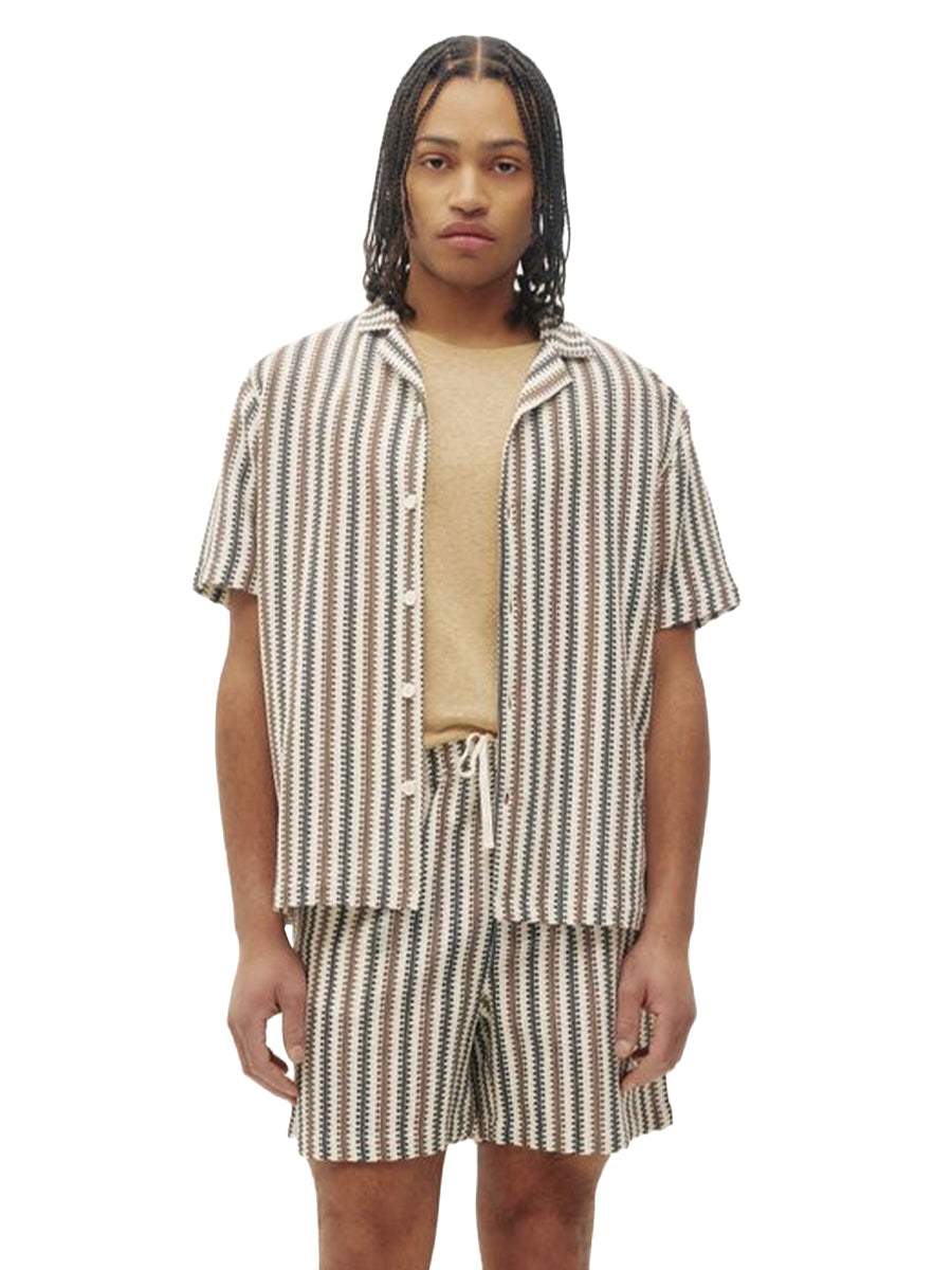 Zig-Zag Shirt - Brown