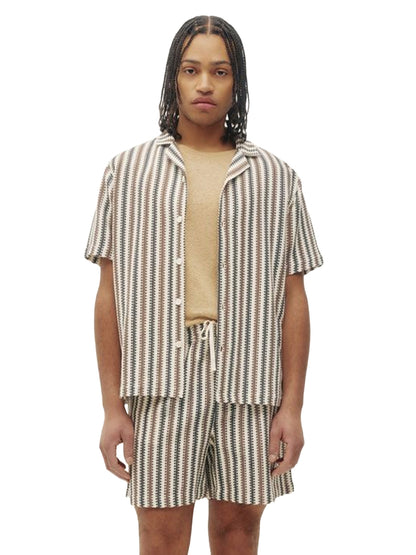 Zig-Zag Shirt - Brown