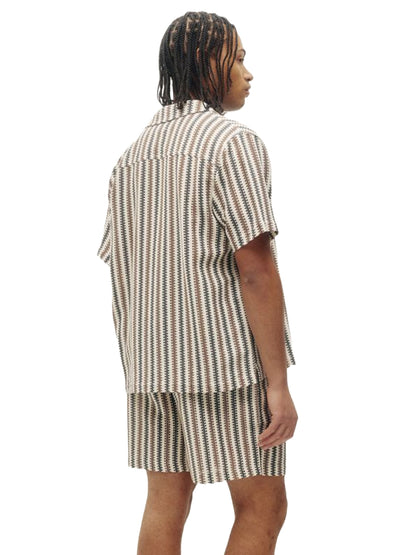 Zig-Zag Shirt - Brown
