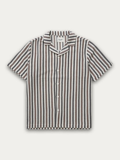 Zig-Zag Shirt - Brown
